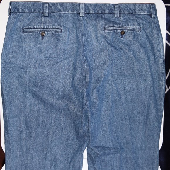 Roundtree & Yorke Bootcut Blue Jeans w40x30 Inseam - Picture 6 of 9